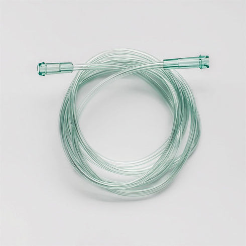 Tub prelungitor pentru oxigen, steri lpentru transportarea oxigenului de la o sursă de oxigen la alta dispozitiv medical pentru administrarea de oxigen, de ex. mască de oxigen.