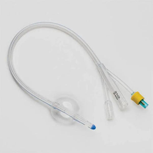 Sonde Foley 3 cai, cu valva de plastic, radioopace, sterile