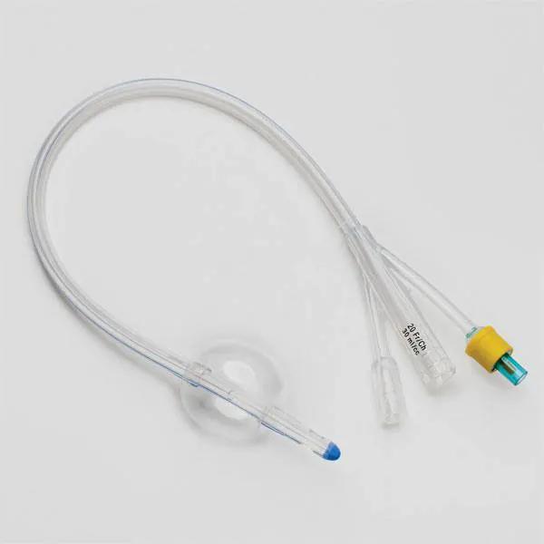 Sonde Foley 3 cai, cu valva de plastic, radioopace, sterile