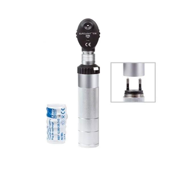 Oftalmoscop Eurolight E36, 3.5 V, cu incarcare la retea