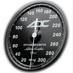 Tensiometru aneroid ADC Diagnostix 750-11AN, patrat, de birou