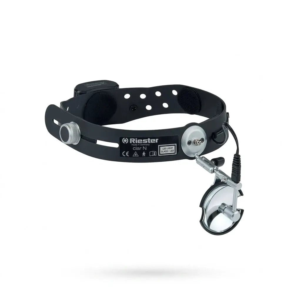 Lampa examinare frontala Riester Clar N 55, LED, cu incarcator 230V