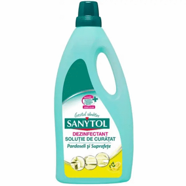 Detergent dezinfectant universal pardoseli si suprafete, lamaie, 1L, Sanytol