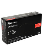 Manusi de examinare nitril nepudrate Nitrylex Black, 100 buc.