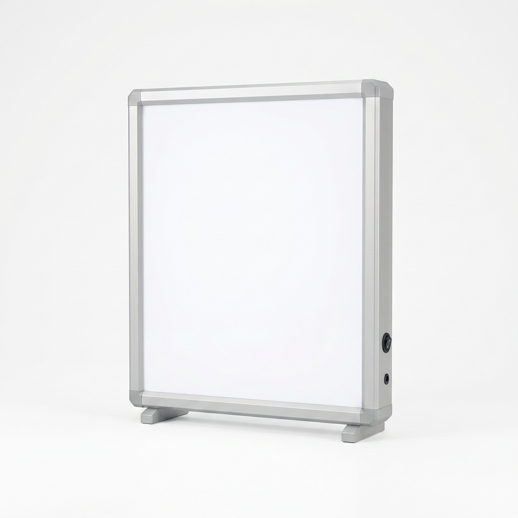 Negatoscop LED cu un singur panou, 440 x 522 x 65 mm