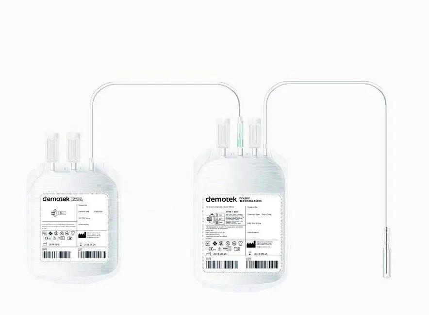 Punga dubla de sange CPDA-1, cu ac 16G, 450ml