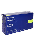 Manusi de examinare nitril nepudrate Nitrylex, Basic Dark Blue, 100 buc.