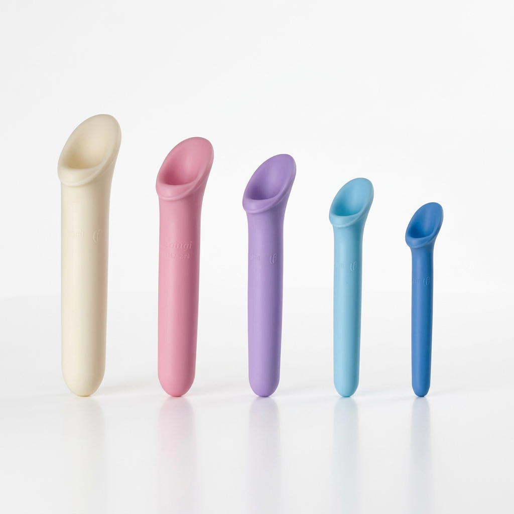 Set dilatatoare vaginale din silicon, 5 bucati