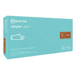 Manusi de examinare nitril nepudrate Nitrylex Green, 100 buc.