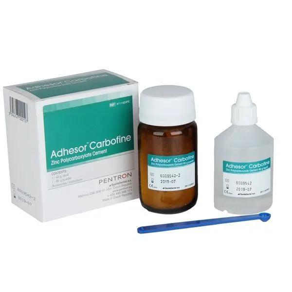 Ciment policarboxilat de zinc Adhesor Carbofine, 80 g + 40 ml
