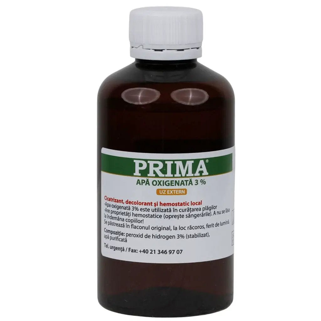 Apa oxigenata (peroxid de hidrogen) 3%, 200 ml
