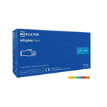 Manusi de examinare nitril nepudrate Nitrylex, Basic Dark Blue, 100 buc.