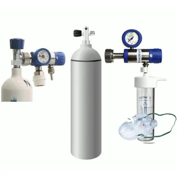 Butelie oxigen - Set complet oxigenoterapie, 5 litri