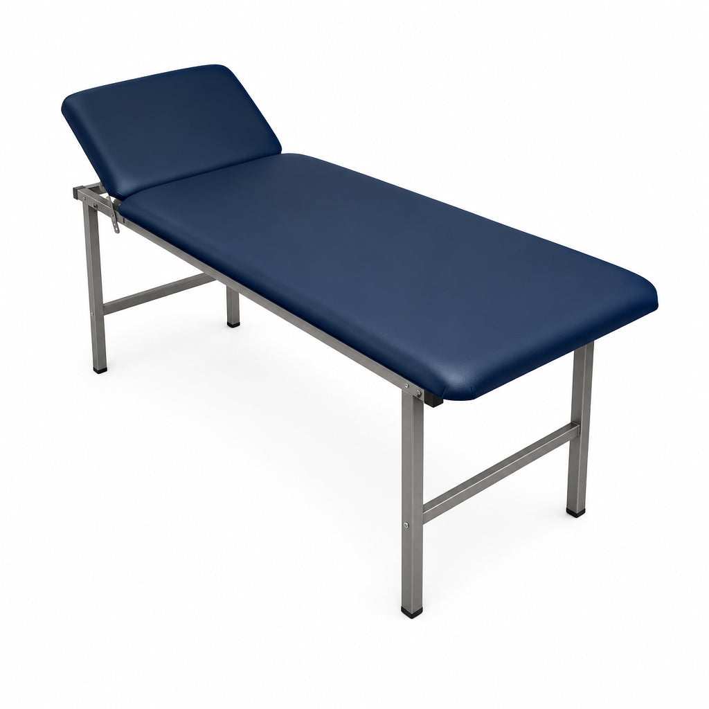 Canapea examinare, metalica, 2 sectiuni, schelet metalic + cap rabatabil