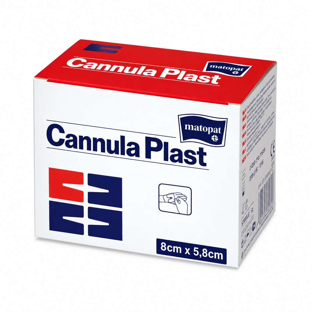 Plasturi fixarea branulei din netesut CANNULA PLAST, 100 buc.