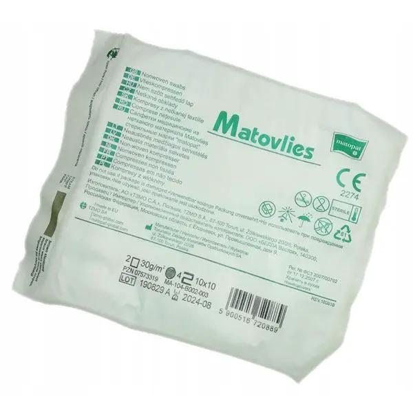 Comprese sterile din netesut MATOVLIES, 5 sau 10 buc.