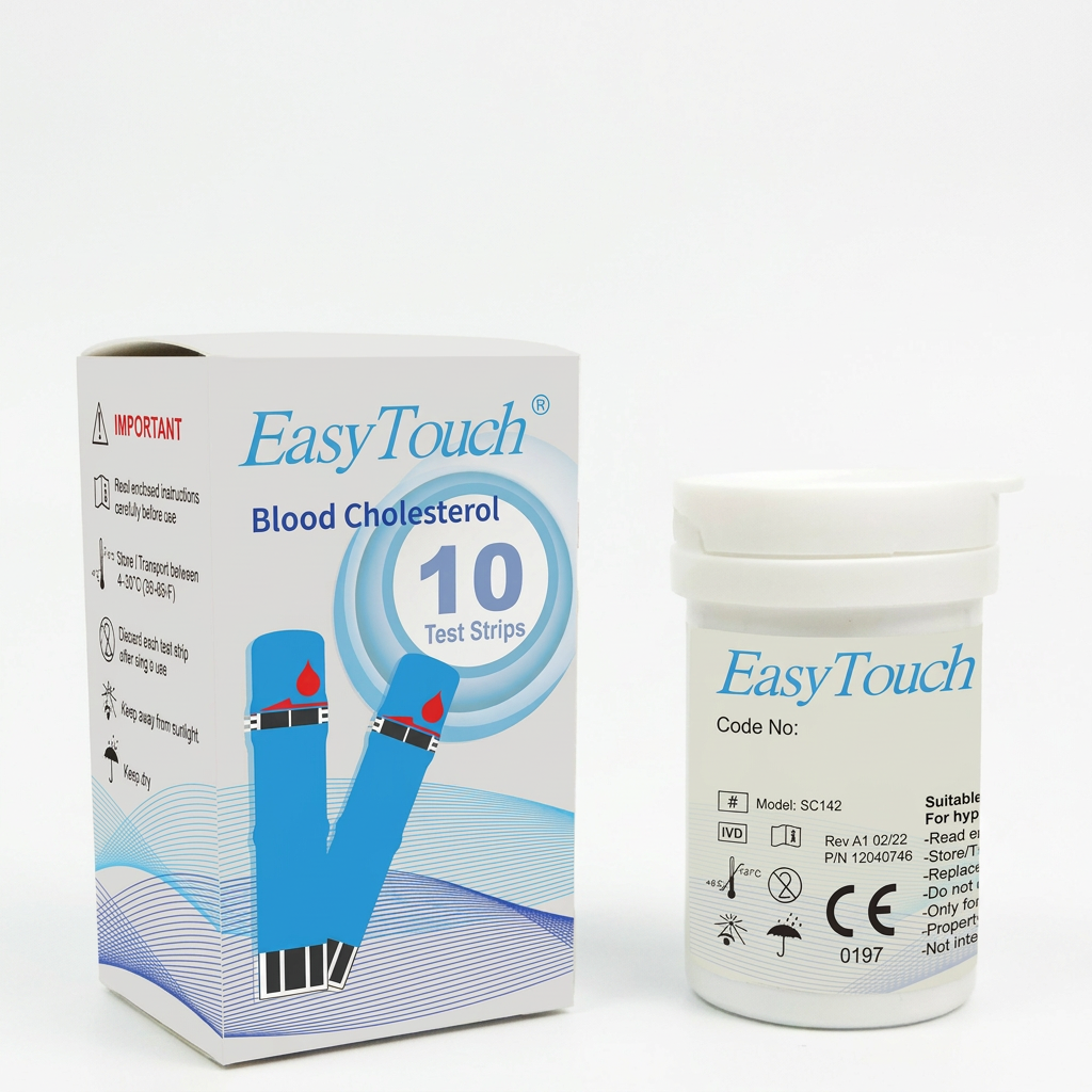 Teste colesterol pentru EasyTouch, 10 buc.