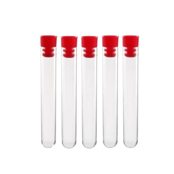 Eprubete plastic cu dop, 5 ml, 100 buc