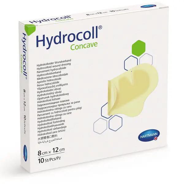 Pansament cu hidrocoloid Hydrocoll concave, 8 cm x 12 cm, 10 buc.