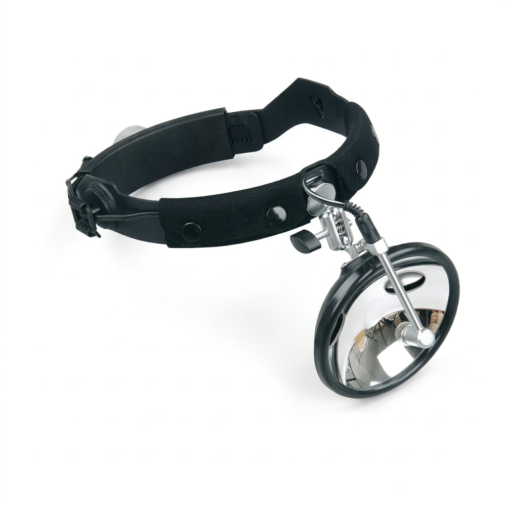 Lampa frontala ORL LUX 100 CLAR, cu oglinda si transformator - Gima ...