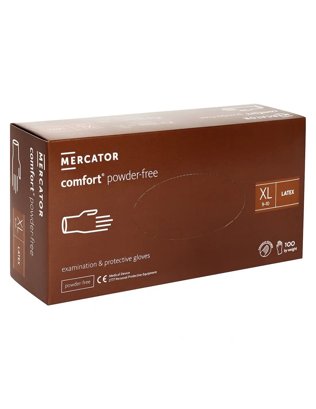 Manusi examinare latex nepudrate Comfort, 100 buc.