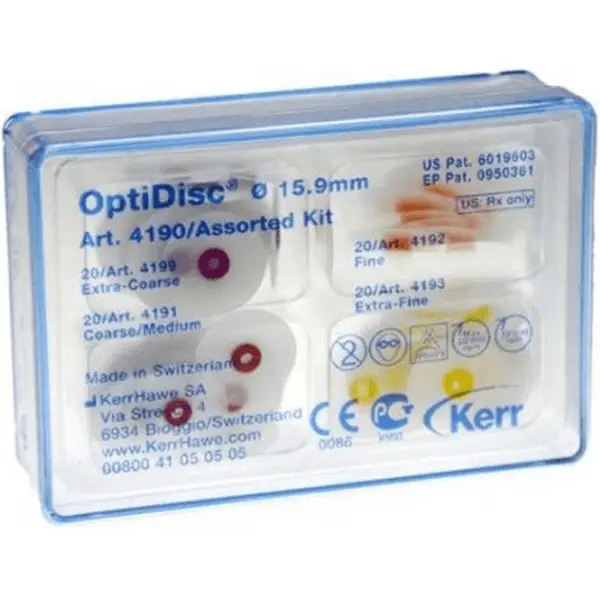 Discuri finisare OptiDisc Assorted Kit, 15.9 mm, 80 discuri, Kerr Dental