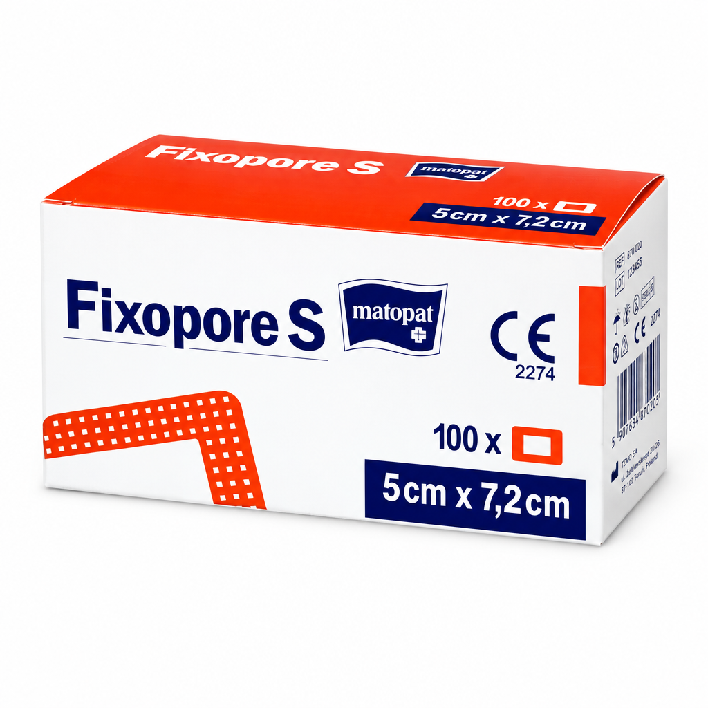 Plasturi sterili cu pansament absorbant FIXOPORE S