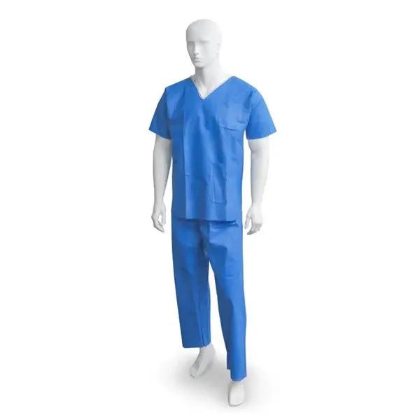 Costum pijama din netesut, Opero, albastru