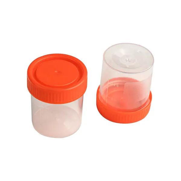 Recoltor universal steril, capac rosu filetat, 30 ml, 100 buc.