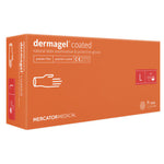 Manusi examinare latex nepudrate Dermagel Coated, 100 buc.