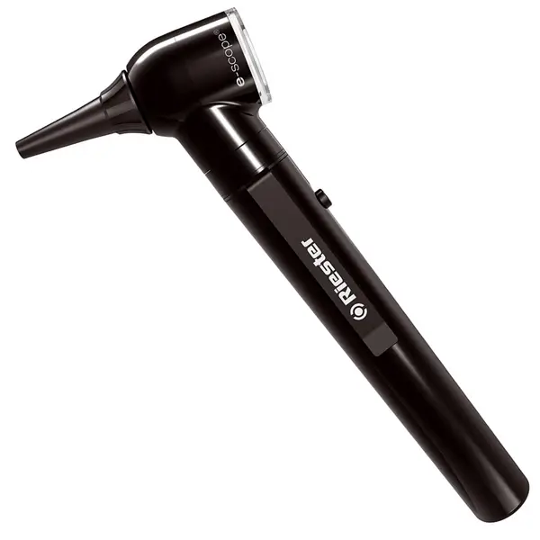 Otoscop Riester E-scope FO, LED 3.7 V, negru