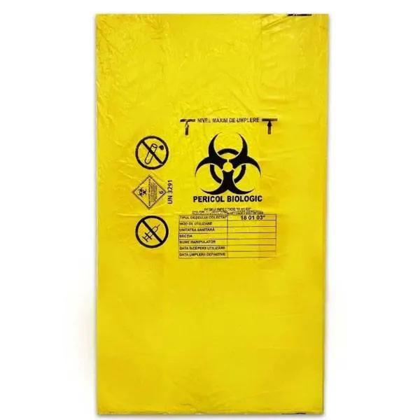 Saci pentru deseuri infectioase, diverse capacitati