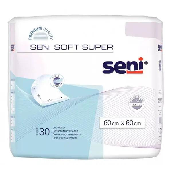 Aleze Seni Soft Super, 60 cm x 60 cm, 30 bucati