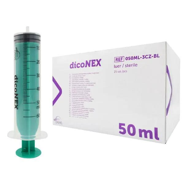 Seringi 50 ml, cu ac luer slip, dicoNEX, 25 buc.