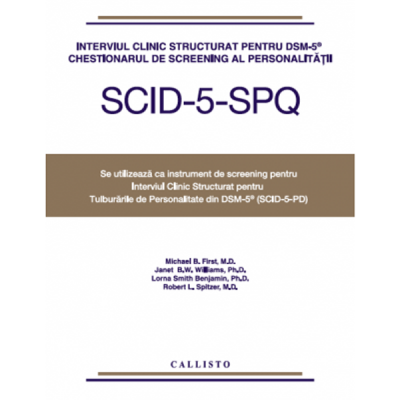 Interviul Clinic Structurat pentru DSM-5, Chestionarul de Screening al Personalitatii pentru SCID-5-PD, set 5 buc.