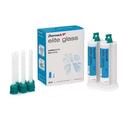 Silicon aditie Elite Glass, 2 x 50 ml, Medium/Green