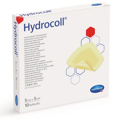Pansament cu hidrocoloid Hydrocoll, 5 cm x 5 cm, 10 buc.