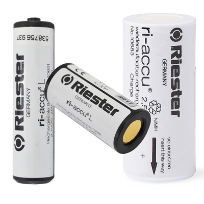 Baterii reincarcabile pentru manere de alimentare Riester