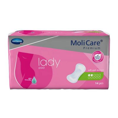 Absorbante urologice MoliCare Premium Lady pad, 2 picaturi, 14 buc.