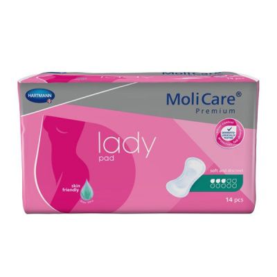 Absorbante urologice MoliCare Premium Lady pad, 3 picaturi, 14 buc.
