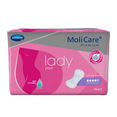Absorbante urologice MoliCare Premium Lady pad, 4.5 picaturi, 14 buc.
