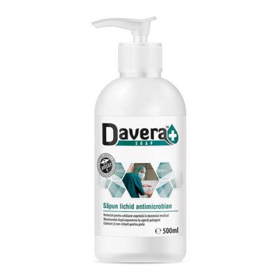 Sapun lichid antimicrobian DAVERA SOAP, 500 ml