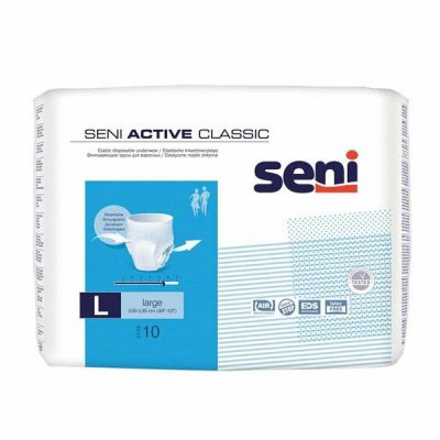 Scutece chilot SENI Active Classic Large, 5.5 picaturi, 10 buc