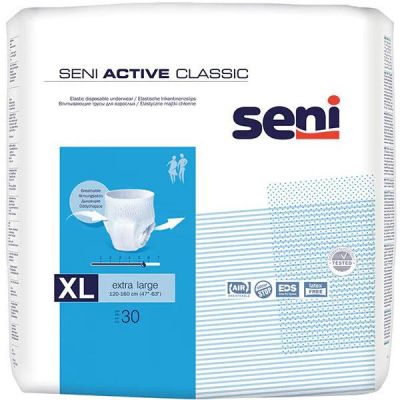Scutece chilot SENI Active Classic Extra Large, 5.5 picaturi, 30 bucati