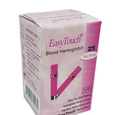 Teste hemoglobina pentru EasyTouch, 25 buc.