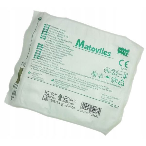 Comprese sterile din netesut MATOVLIES, 5 sau 10 buc.|Medizone