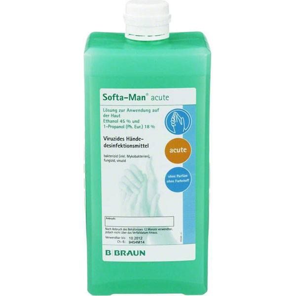 Dezinfectant maini SOFTA MAN ACUTE, 1000 ml|Medizone