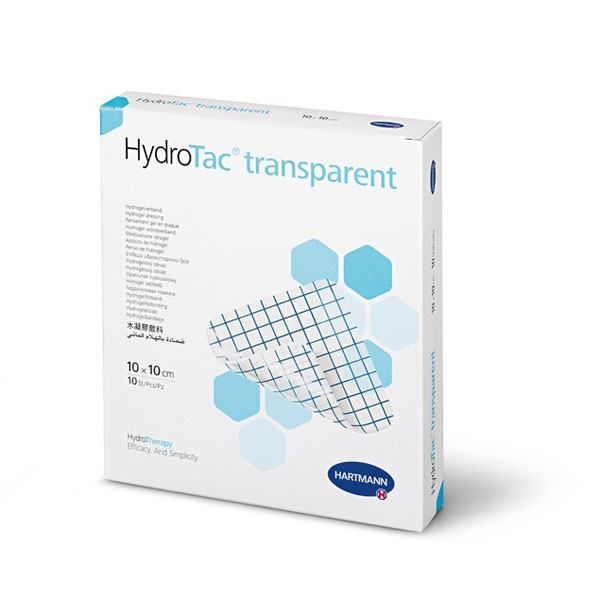 Pansament cu hidrogel HydroTac transparent, 10 cm x 10 cm, 10 buc.|Medizone
