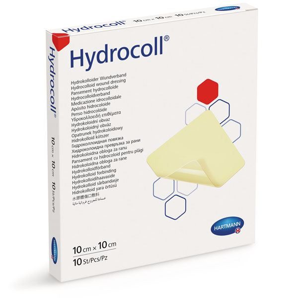Pansament cu hidrocoloid Hydrocoll, 10 cm x 10 cm, 10 buc.|Medizone