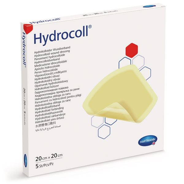 Pansament cu hidrocoloid Hydrocoll, 20 cm x 20 cm, 5 buc.|Medizone